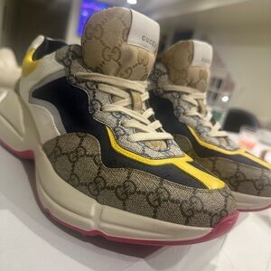 Gucci Rhyton GG (white & yellow)